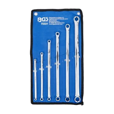 JG CH LUNETA TORX E" LONGAS E6 x E8 - E22 x E24  (6PCS)"