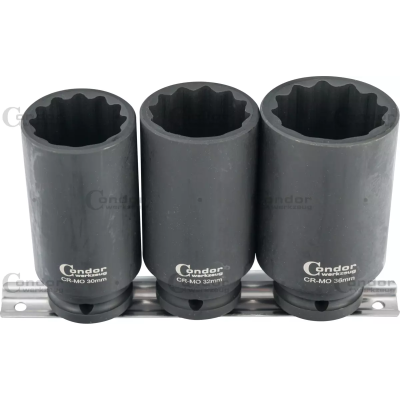 JG 3 CH IMPACTO LONGAS ESTRIADAS 1 2 P  TRANSMISSÕES 30,32 & 36MM"